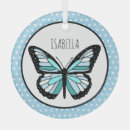 Search for butterfly christmas tree decorations Blue