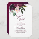 Search for co ed bridal shower invitations Watercolor