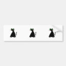 Search for cat eyes bumper stickers Black