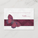 Search for butterflies place cards White