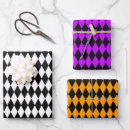 Search for black and white harlequin wrapping paper Geometric