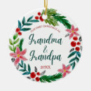 Search for grandparent christmas tree decorations Wreath