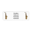Search for saxophone return address labels Musical instrument