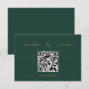 Search for emerald green and gold wedding rsvp cards Modern