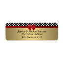 Search for polka dot wedding return address labels Trendy