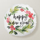 Search for new year throw cushions Wreath
