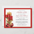 Search for red funeral invitations Remembrance