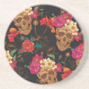 Search for skull tattoo coasters Seamless