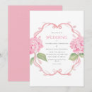 Search for hydrangea flowers wedding invitations Pink