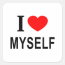 Search for myself stickers Typography