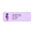 Search for sea horse return address labels Blue