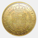 Search for numismatics stickers Gold