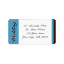 Search for blue brown return address labels Elegant