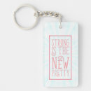 Search for be strong key rings Pink