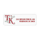 Search for circus return address labels Blue