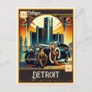 Search for vintage detroit postcards Classic