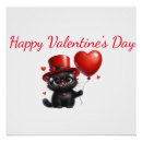 Search for funny valentines day posters Cat