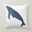 Search for humpback whale cushions Blue