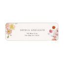 Search for floral mailing return address labels Wildflowers