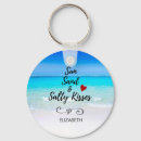 Search for sand key rings Tropical beach