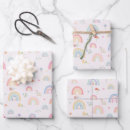 Search for pastel rainbow wrapping paper Girly