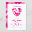 Search for pink camo invitations Girl