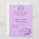 Search for love birds wedding invitations Purple