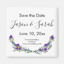 Search for purple save the date magnets Vintage