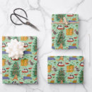 Search for funny christmas wrapping paper Cat lover