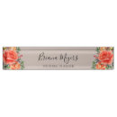 Search for orange name plates Elegant