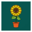 Search for flower pot posters Sunflower