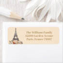 Search for france return address labels Eiffel tower