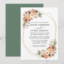 Search for autumn floral invitations Sage green