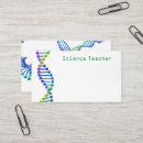 Search for science teacher business cards Dna
