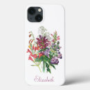 Search for flower cas iphone cases Botanical illustration