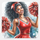 Search for cheerleading stickers Red