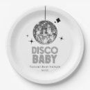 Search for disco ball paper plates Baby shower