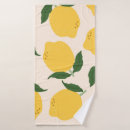Search for yellow lemon bath towels Abstract