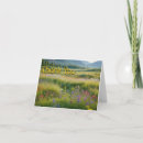 Search for mountain landscape thank you cards Wildflowers