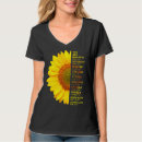 Search for beautiful sunflower tshirts Christian