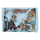 Search for dragons pillowcases Illustration