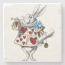 Search for alice in wonderland coasters White rabbit
