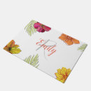 Search for pink floral doormats Tropical