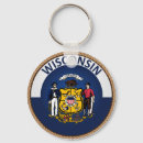 Search for state of wisconsin key rings America
