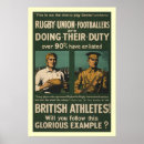 Search for rugby players posters Vintage