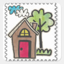 Search for tree house stickers Hand drawn