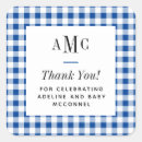 Search for blue gingham stickers Plaid