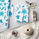 Search for under the sea wrapping paper Aqua blue
