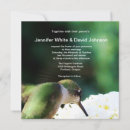 Search for hummingbird wedding invitations Nature