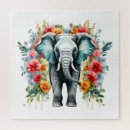 Search for elephant puzzles Colourful